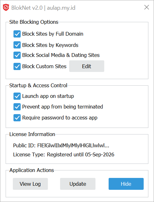 BlokNet Main Interface
